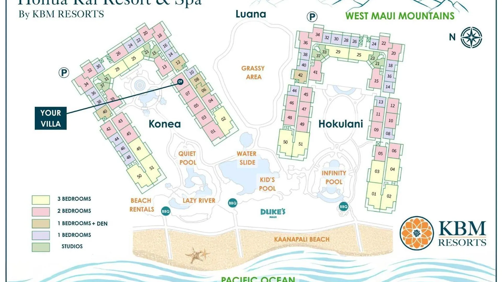 קנאפאלי Kbm Resorts Free Car Honua Kai Konea Hkk-309 Remodeled Ocean View